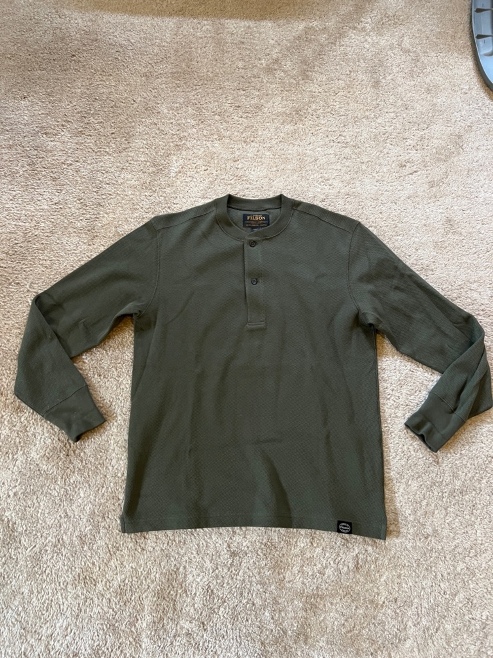 Filson waffle knit Henley